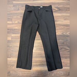 vintage Levi's black slacks made in USA 33"